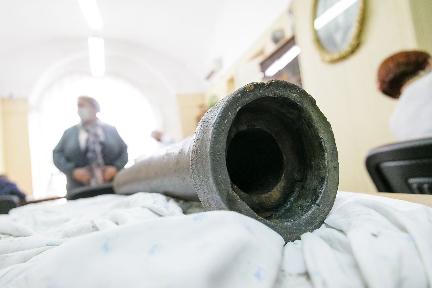 Труба старинного водопровода стала подарком Национальному музею РТ