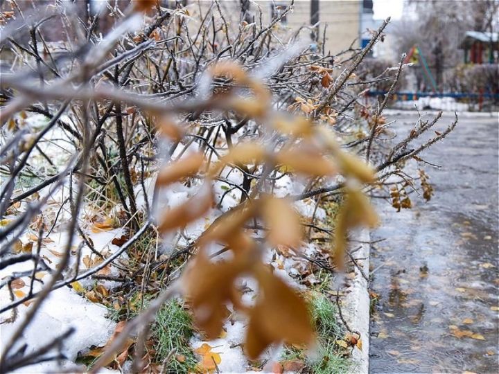 По Татарстану местами ожидается мокрый снег