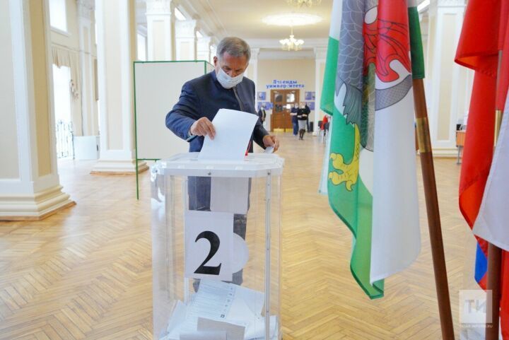 Первые лица Татарстана проголосовали на выборах