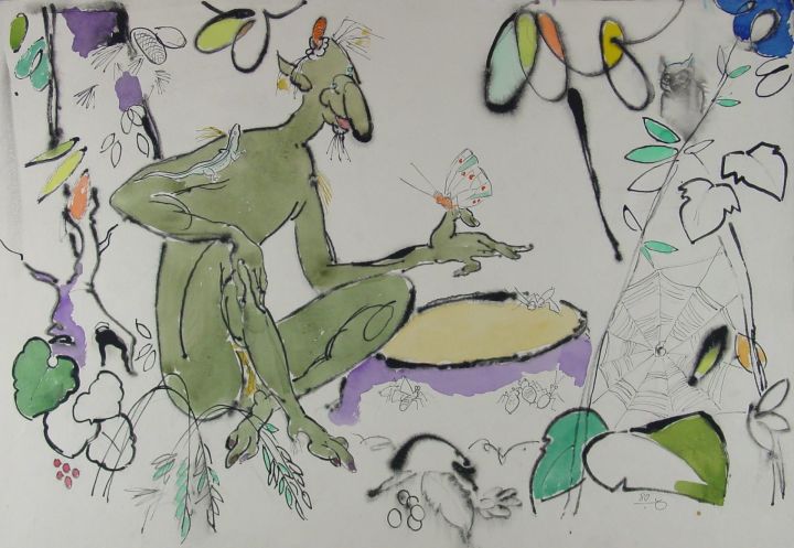 Мой рисунок к сказке Габдуллы Тукая про Козу и Барана