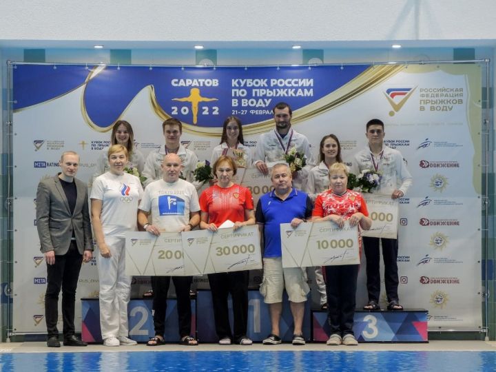 Кубок России по прыжкам в воду: у наших 12 медалей