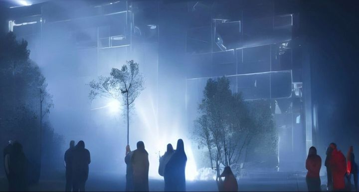 Фестиваль «Нур» откроется световой инсталляцией